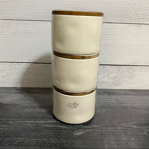 Rae Dunn SPICE - BBQ - RUB Cellar Set of 3 - NEW! - Picture 7 of 7